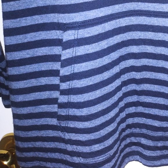 Chaps Two-Tone Blue Striped Sweatshirt XL - Picture 4 of 4